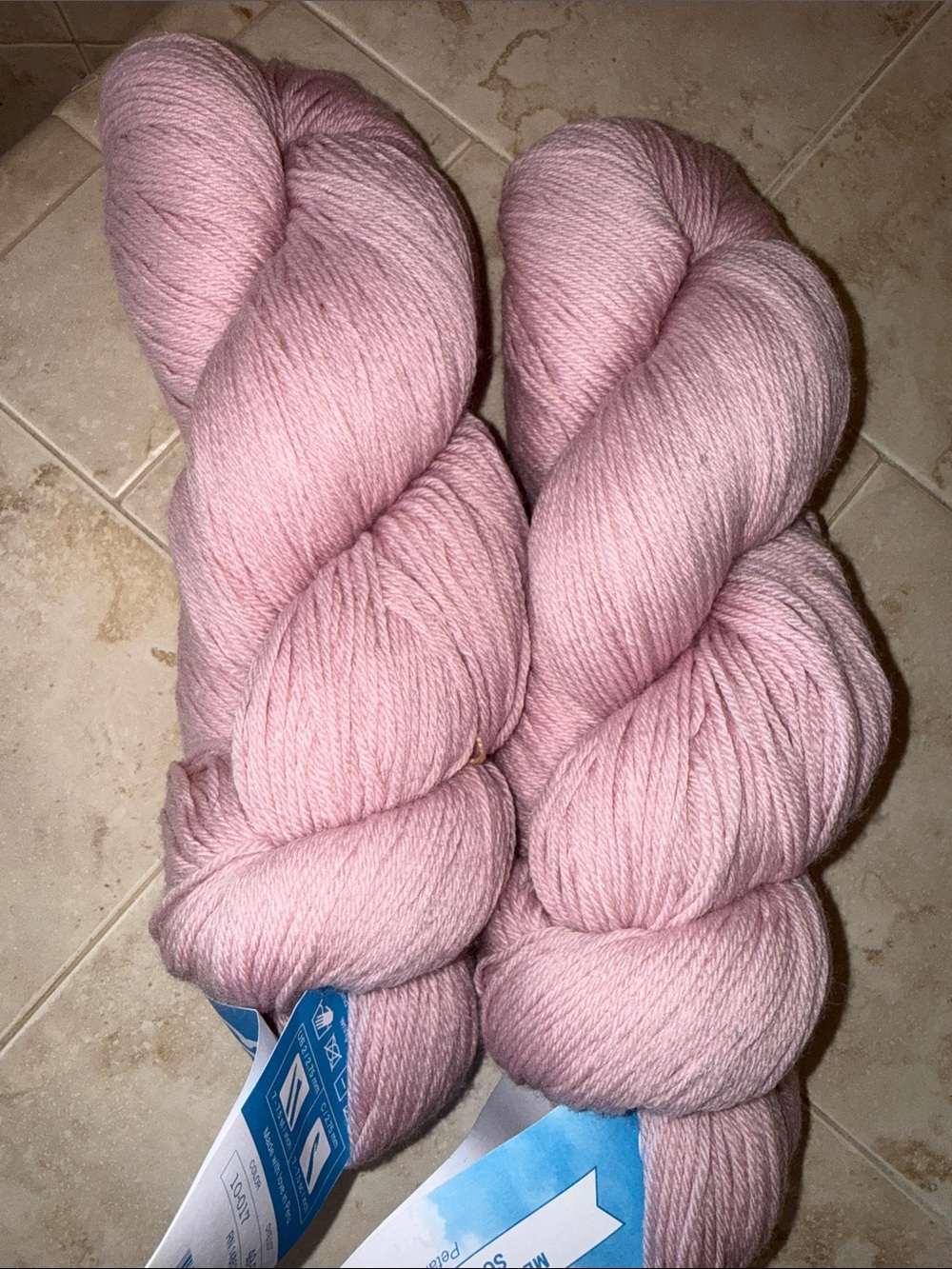 Cloudborn Fibers Merino Superwash Sock Twist Yarn - Petal Pink